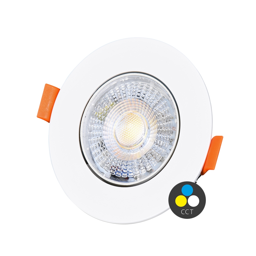 LED Dimmable χωνευτό φωτιστικό ZITA LED/3/5/7W/230V 3000/4000/6000K διάμετρος 9 cm λευκό