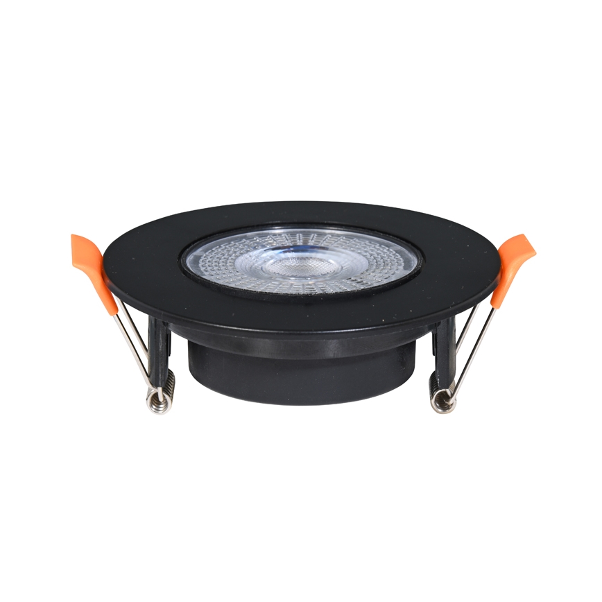 LED Dimmable χωνευτό φωτιστικό ZITA LED/3/5/7W/230V 3000/4000/6000K διάμετρος 9 cm μαύρο