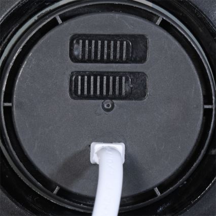 LED Dimmable χωνευτό φωτιστικό ZITA LED/3/5/7W/230V 3000/4000/6000K διάμετρος 9 cm μαύρο