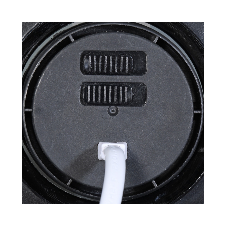 LED Dimmable χωνευτό φωτιστικό ZITA LED/3/5/7W/230V 3000/4000/6000K διάμετρος 9 cm μαύρο