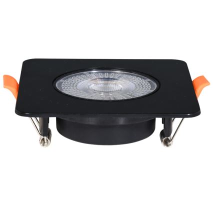 LED Dimmable χωνευτό φωτιστικό KENT LED/3/5/7W/230V3000/4000/6000K 9x9 cm μαύρο