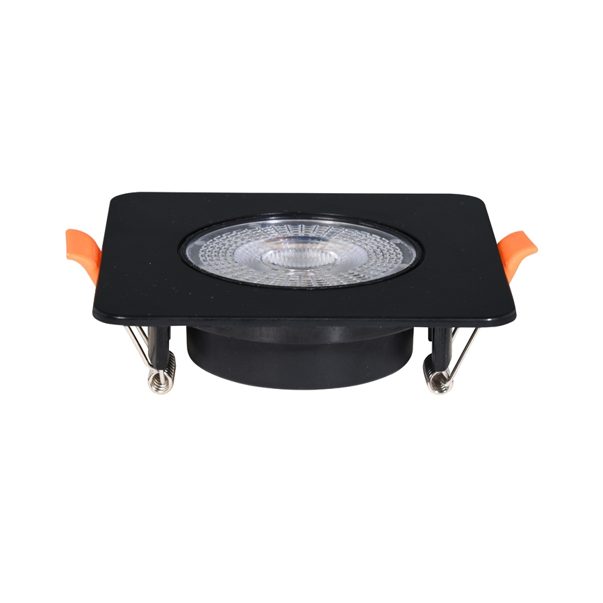 LED Dimmable χωνευτό φωτιστικό KENT LED/3/5/7W/230V3000/4000/6000K 9x9 cm μαύρο
