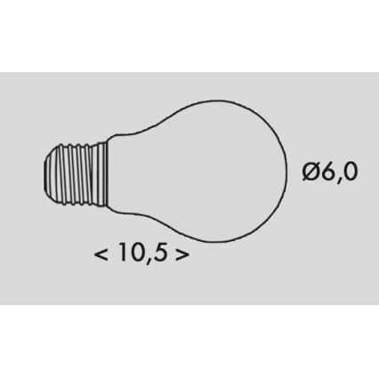 Λαμπτήρας LED RETRO A60 E27/2,3W/230V 3000K 485lm