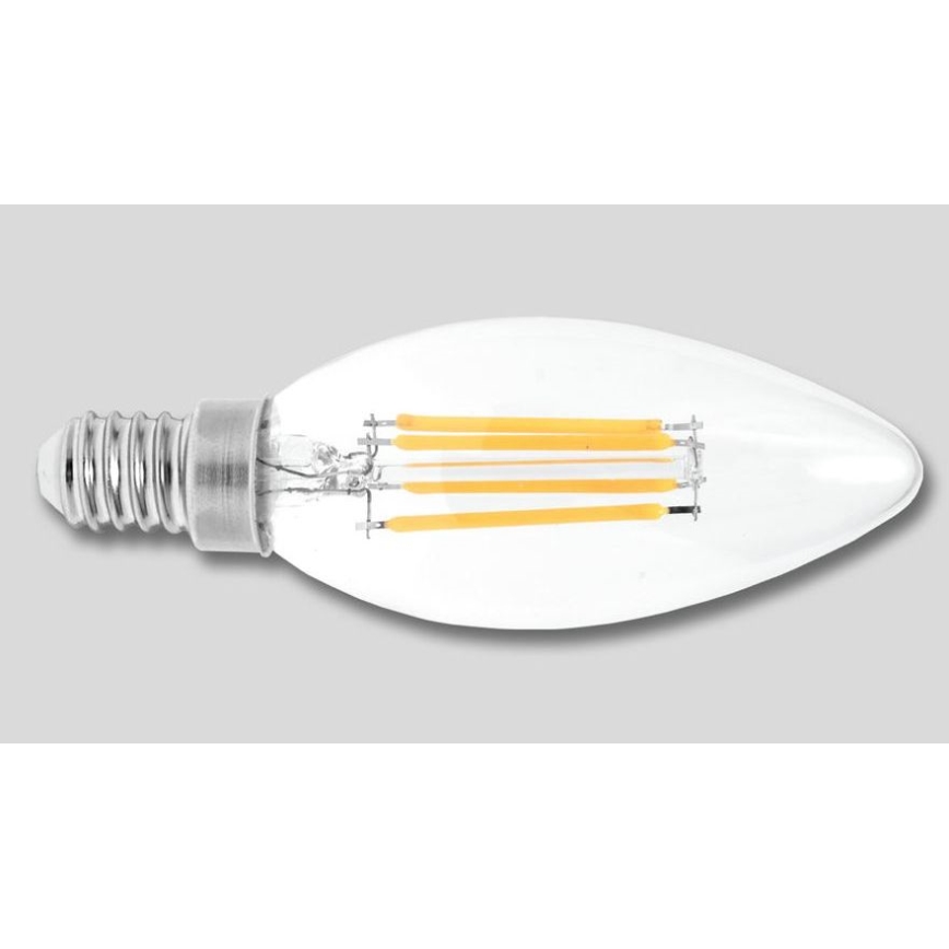 LED Λάμπα RETRO C37 E14/2W/230V 3000K 320lm