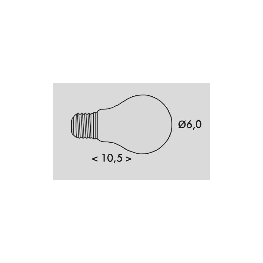 Λαμπτήρας LED RETRO A60 E27/5W/230V 3000K 1055lm