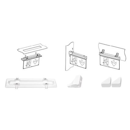 Φωτιστικό ασφαλείας LED ALPHA LED/2,7W/230V 6000K 800 mAh