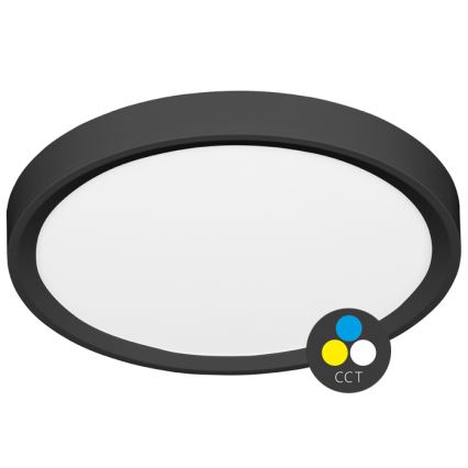 Φωτιστικό οροφής LED SALY LED/50W/230V 3000/4000/6000K διάμετρος 60 cm IP40 μαύρο
