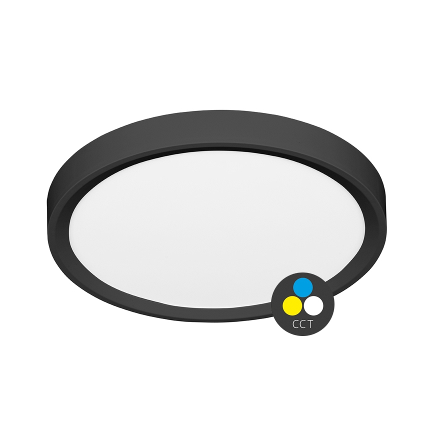 Φωτιστικό οροφής LED SALY LED/50W/230V 3000/4000/6000K διάμετρος 60 cm IP40 μαύρο
