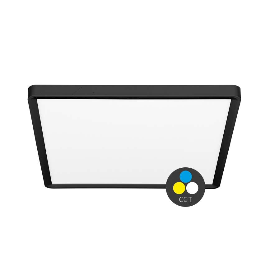 Φωτιστικό οροφής LED TERY LED/40W/230V 3000/4000/6000K 50x50 cm IP40 μαύρο