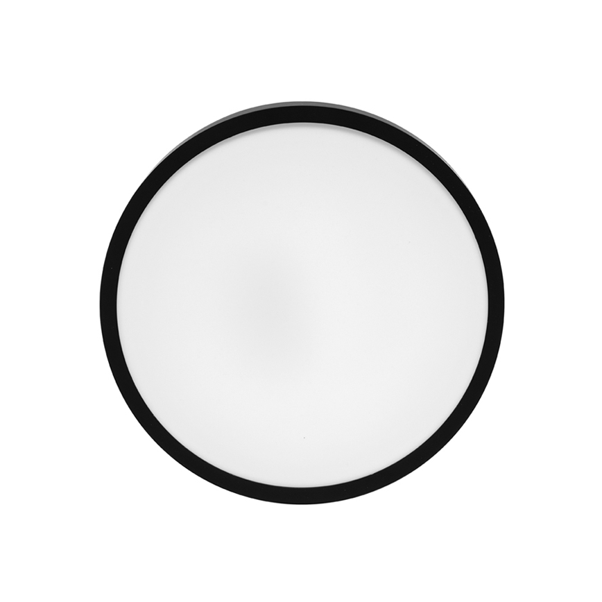 Φωτιστικό οροφής μπάνιου LED LIRA LED/12W/230V 4000K διάμετρος 25 cm IP44 μαύρο