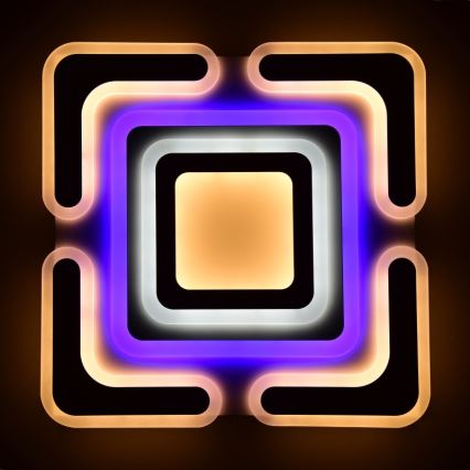 LED Dimmable φωτιστικό οροφής TIPO LED/120W/230V 2700-6500K πολύχρωμο + τηλεχειριστήριο