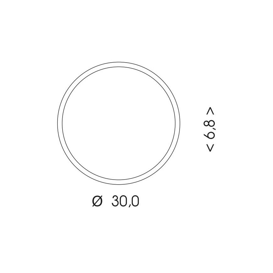Φωτιστικό οροφής εξωτερικού χώρου LED MARTIN LED/15W/230V 3000/4000K διάμετρος 30 cm IP65 λευκό