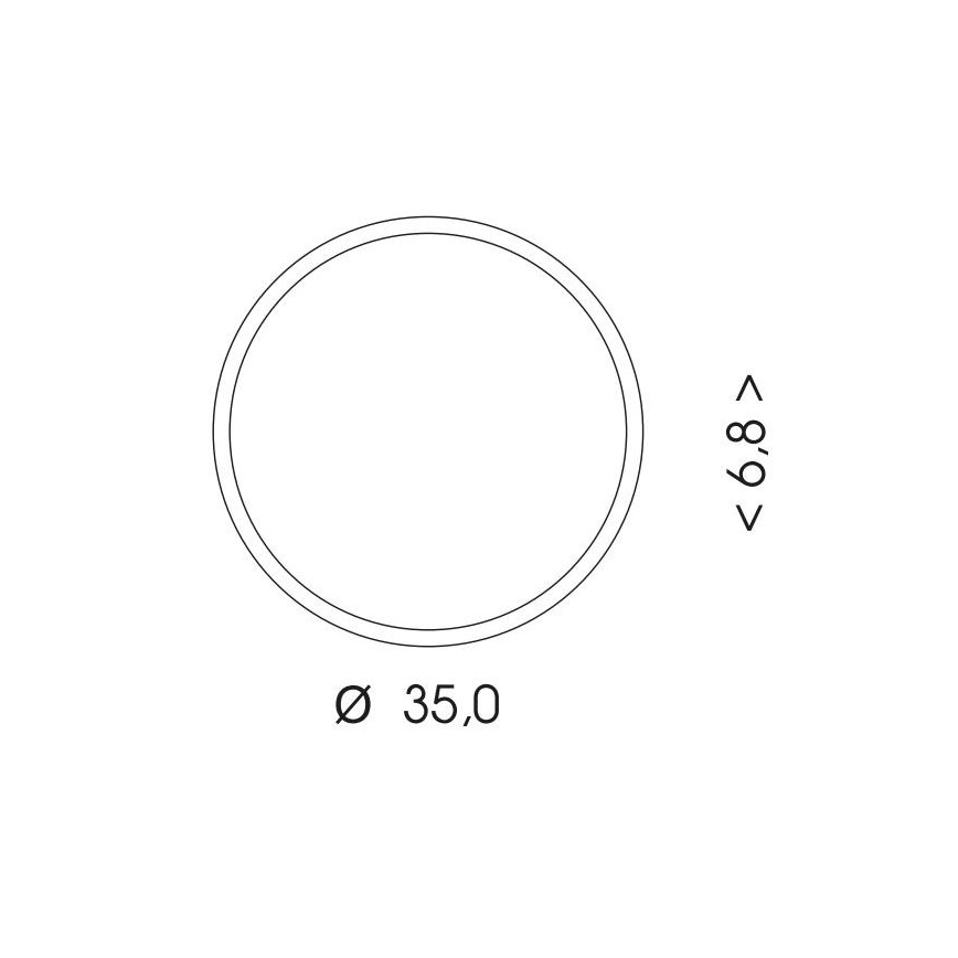 Φωτιστικό οροφής εξωτερικού χώρου LED MARTIN LED/25W/230V 3000/4000K διάμετρος 35 cm IP65 λευκό