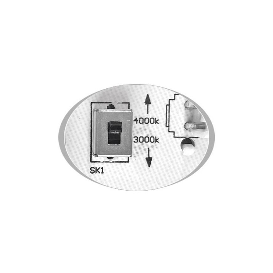 Φωτιστικό οροφής εξωτερικού χώρου LED MARTIN LED/25W/230V 3000/4000K διάμετρος 35 cm IP65 λευκό