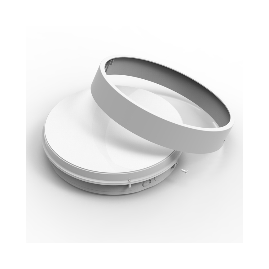 Φωτιστικό οροφής εξωτερικού χώρου LED με αισθητήρα MARTIN LED/25W/230V 3000/4000K διάμετρος 35 cm IP65 λευκό