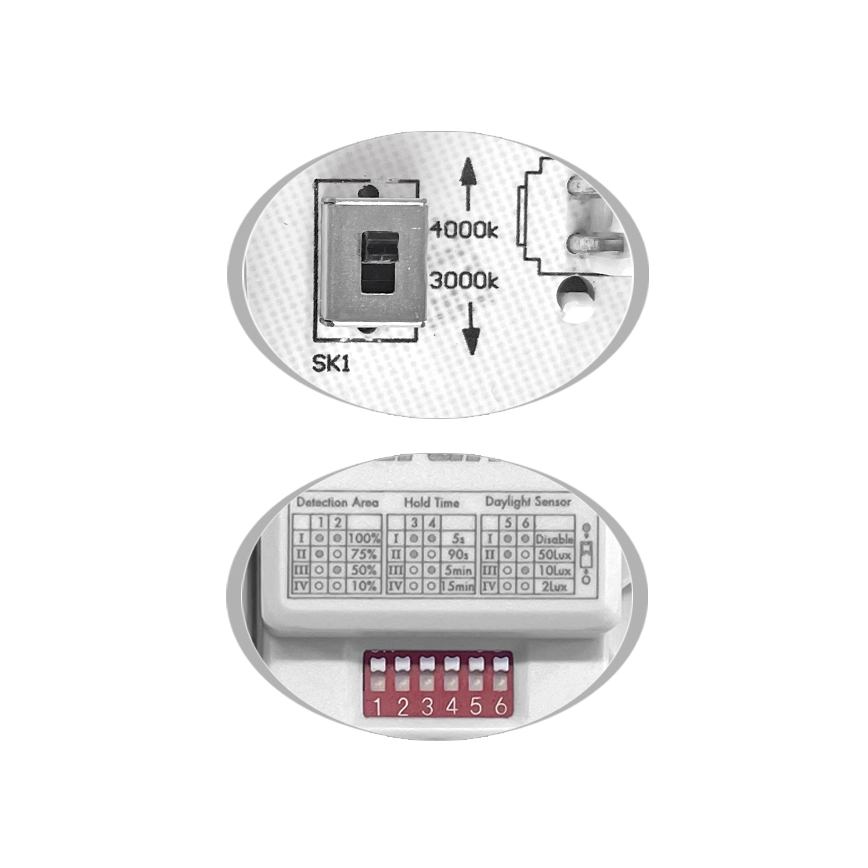 Φωτιστικό οροφής εξωτερικού χώρου LED με αισθητήρα MARTIN LED/25W/230V 3000/4000K διάμετρος 35 cm IP65 λευκό