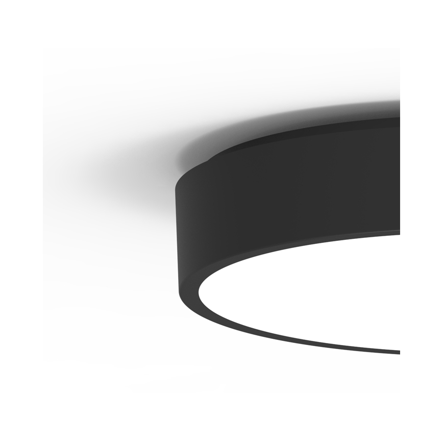 Φωτιστικό οροφής εξωτερικού χώρου LED με αισθητήρα MARTIN LED/25W/230V 3000/4000K διάμετρος 35 cm IP65 μαύρο