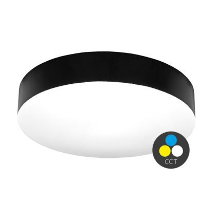 Φωτιστικό οροφής μπάνιου LED MAKARON LED/36W/230V 3000/4000/6000K διάμετρος 40 cm IP44 μαύρο