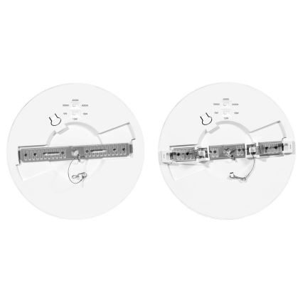 LED Dimmable χωνευτό φωτιστικό με αισθητήρα LEXA LED/6/12/18W/230V 3000/4000/6000K διάμετρος 22,5 cm λευκό