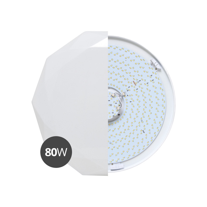 LED Dimmable φωτιστικό οροφής DIAMANT LED/80W/230V + τηλεχειριστήριο
