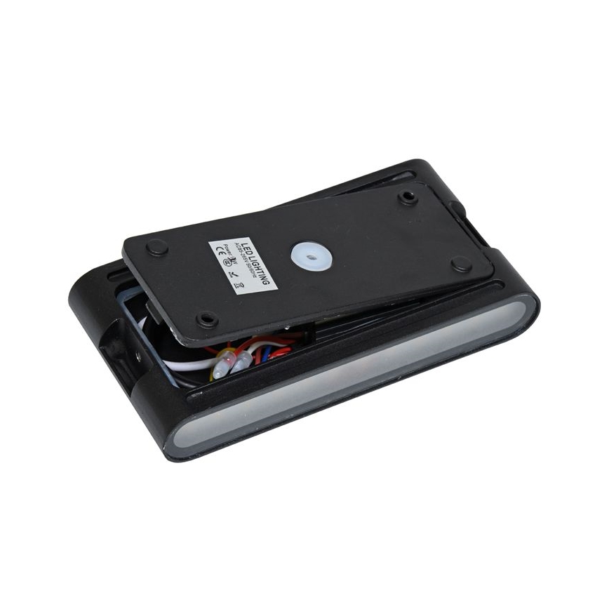 Επιτοίχιο φωτιστικό εξωτερικού χώρου LED BRICK 2xLED/6W/230V 3000/4000/6500K IP65 μαύρο