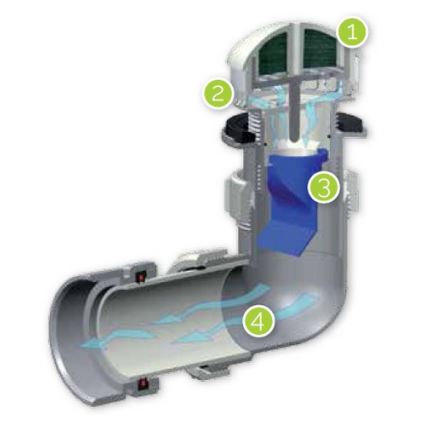 EcoStep 30011 - Ουρητήριο χωρίς νερό P1.1 κεραμικό/λευκό