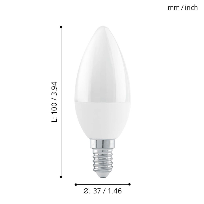 EGLO - Λάμπα Dimmer LED E14/6W/230V 3000K - STEPDIMMING