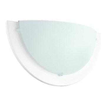 Eglo 181324 - Επιτοίχιο φωτιστικό ICEBERG 1xE27/60W/230V λευκό