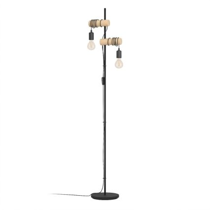 Eglo 183215 - Επιδαπέδιο φωτιστικό TOWNSHEND 2xE27/10W/230V