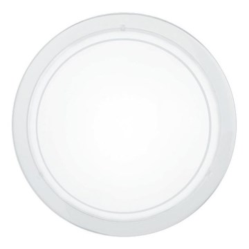 Eglo 18526 - Φωτιστικό οροφής HUBAA 1xE27/60W/230V διάμ. 29 cm λευκό