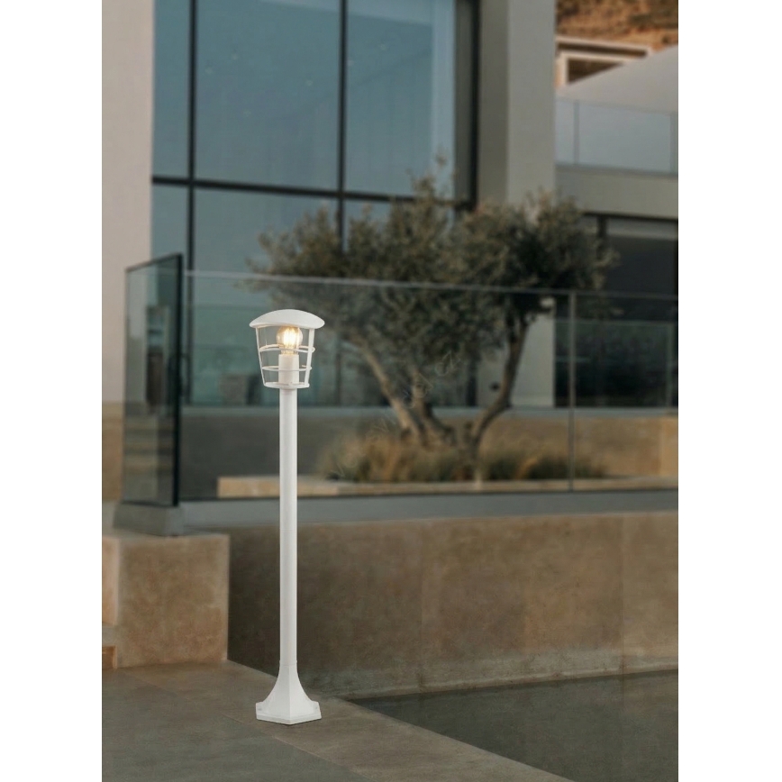 Eglo 18799 - Εξωτερικό φωτιστικό ALORIA 1xE27/60W/230V IP44 λευκό
