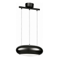 Eglo 18912 - Κρεμαστό φωτιστικό με καλώδιο CARSICO 1xE27/60W/230V μαύρο χρώμιο