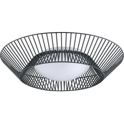 Eglo 200842 - Φωτιστικό οροφής LED PIASTRE LED/8,2W/230V Ø 39 cm μαύρο