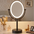 Eglo 201599 - Καθρέφτης μακιγιάζ με LED φωτισμό LED/4W/4xAA IP65 μαύρο