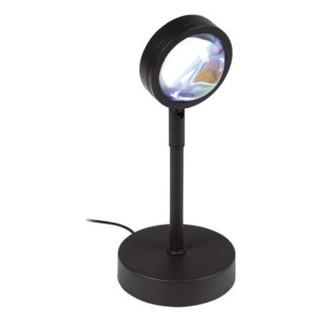 Eglo 205201 - Ρυθμιζόμενη επιτραπέζια λάμπα LED RGBW LED/6W/5V 2700-6500K IP40 + τηλεχειριστήριο