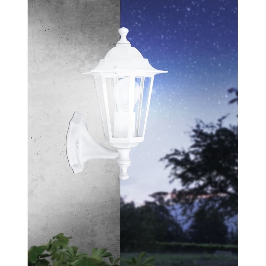 EGLO - Φως τοίχου εξωτερικού χώρου 5 1xE27/60W λευκό