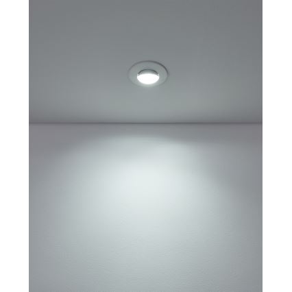 Eglo - Σετ 5xLED εντοιχισμένα φωτιστικά οροφής LED/4,9W/230V 2700/4000/6500K Ø 9 cm λευκό