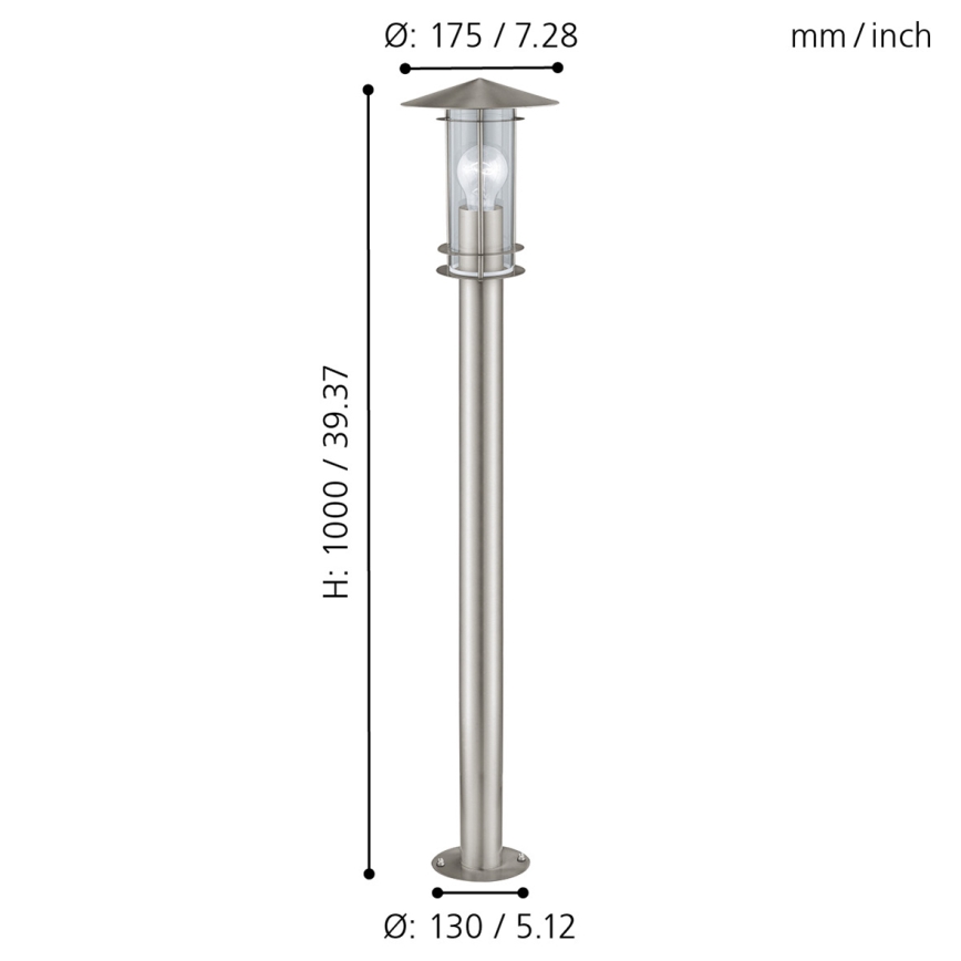 EGLO - Λάμπα εξωτερικού χώρου 1xE27/60W/230V IP44