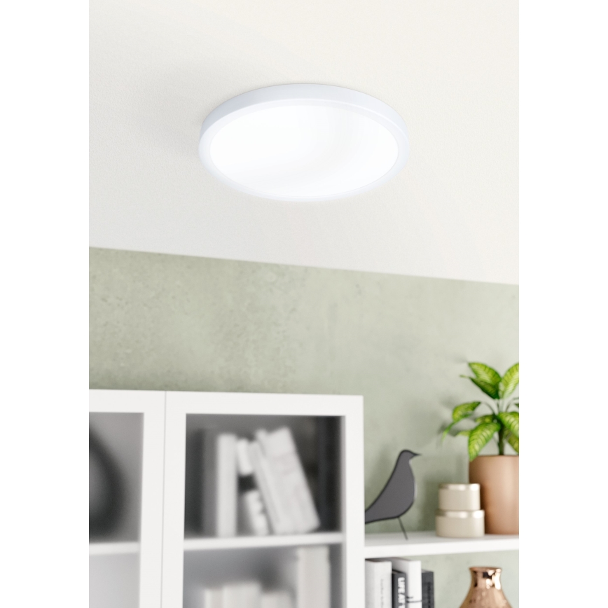 Eglo - LED φωτιστικό οροφής μπάνιου LED/20,5W/230V IP44 λευκό Ø 28,5 cm