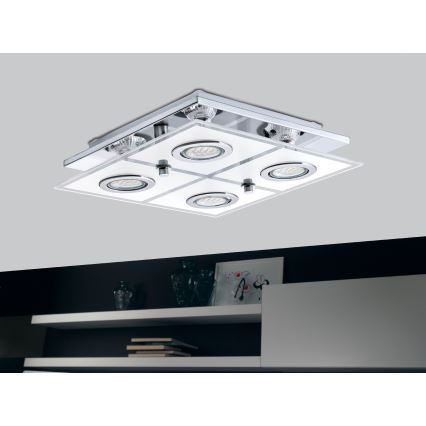 EGLO - LED Οροφωτιστικό 4xGU10/3W/230V