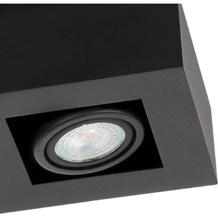 Eglo 31064 - Σποτ LED MENDOZA 3xLED/4,7W/230V 3000K μαύρο