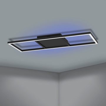 Eglo 31431 - LED RGBW Dimmable φωτιστικό οροφής CALAGRANO-Z LED/21W/230V 3000-6500K μαύρο
