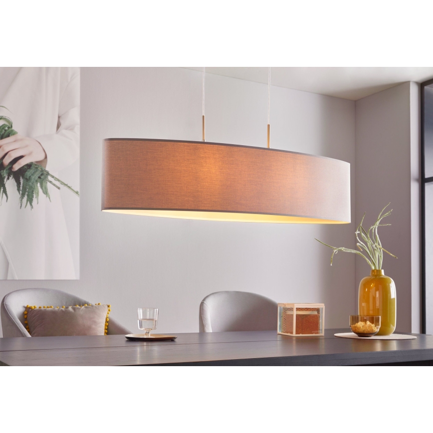 Eglo 31587 - Πολύφωτο σε σχοινί PASTERI 2xE27/60W/230V