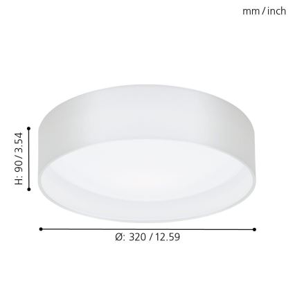 Eglo - Φως οροφής LED 1xLED/11W/230V