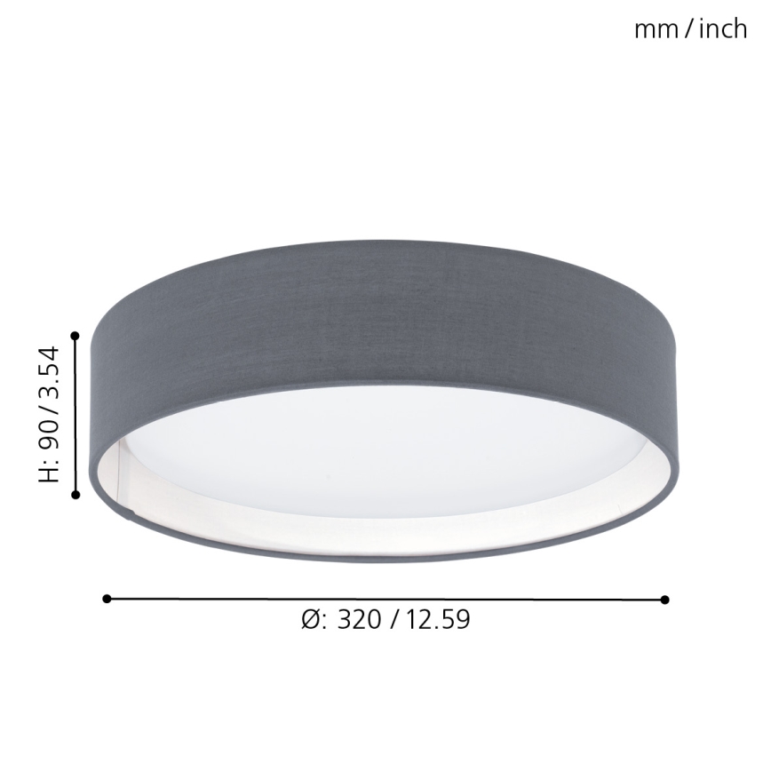 Eglo - Φως οροφής LED 1xLED/12W/230V