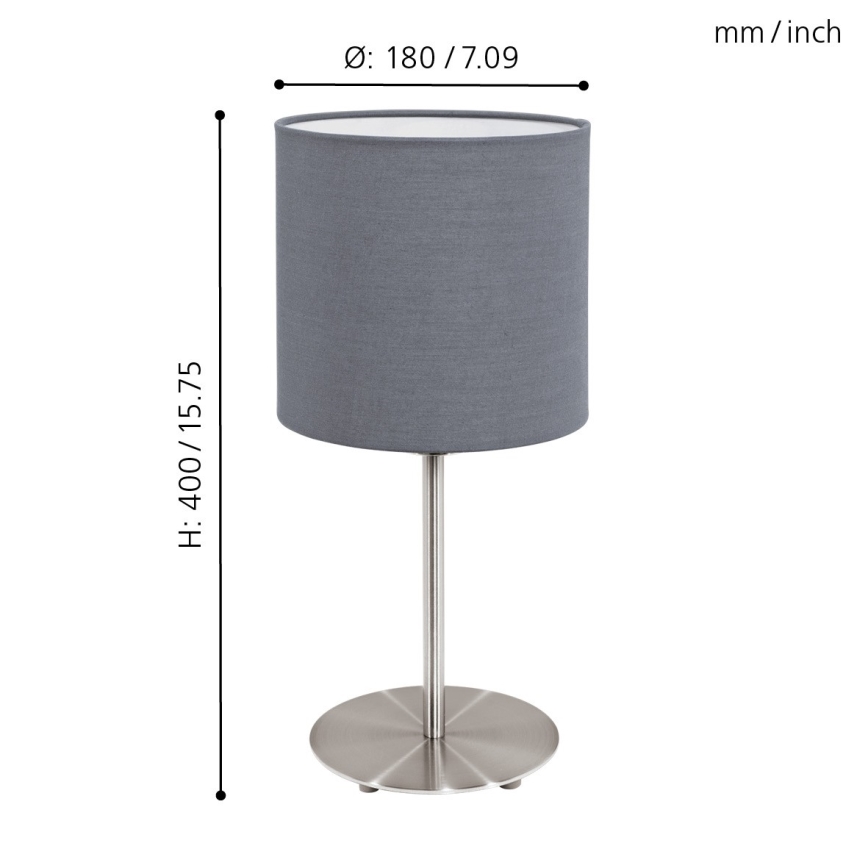 Eglo - Επιτραπέζιο φωτιστικό 1xE27/60W/230V