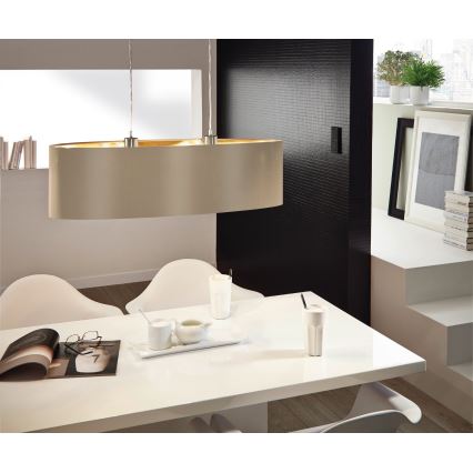 Eglo - Φωτιστικό οροφής με καλώδιο 2xE27/60W/230V