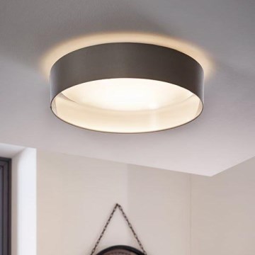 Eglo 31623 - Φωτιστικό οροφής LED MASERLO LED/16W/230V 3000K διάμ. 40,5 εκ. γκρι/ασημί