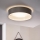 Eglo 31623 - Φωτιστικό οροφής LED MASERLO LED/16W/230V 3000K διάμ. 40,5 εκ. γκρι/ασημί