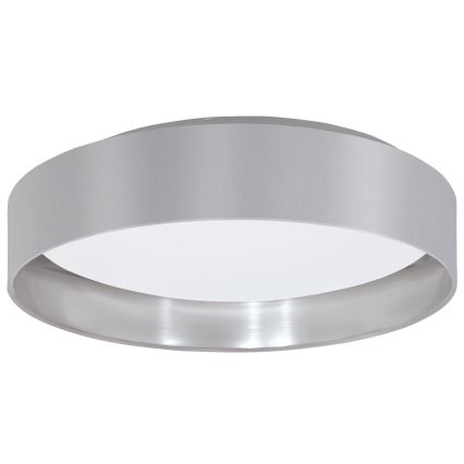 Eglo 31623 - Φωτιστικό οροφής LED MASERLO LED/16W/230V 3000K διάμ. 40,5 εκ. γκρι/ασημί